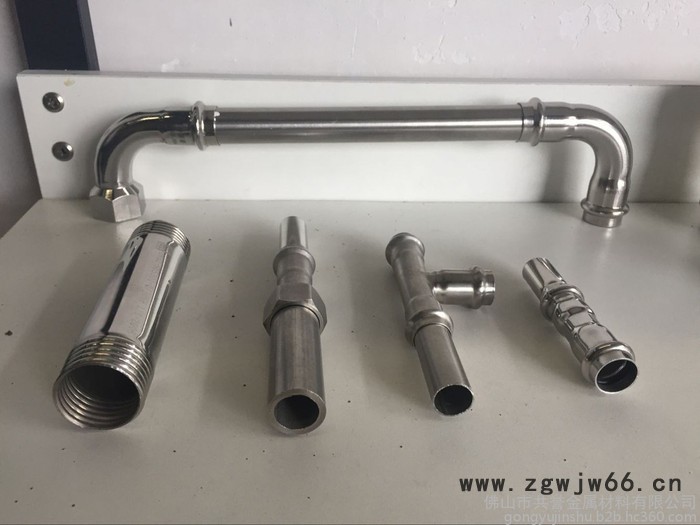 佛山共誉牌48.6*1.2mm薄壁304不锈钢水管及双卡压式管件图4