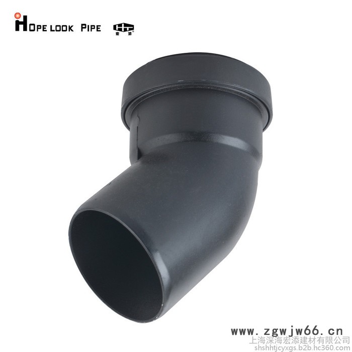 宏添 柔性承插 热熔承插焊接 虹吸同层管件pvc特殊单立管hdpe沟槽连接ppr管水管静音排水管45°斜三通图3