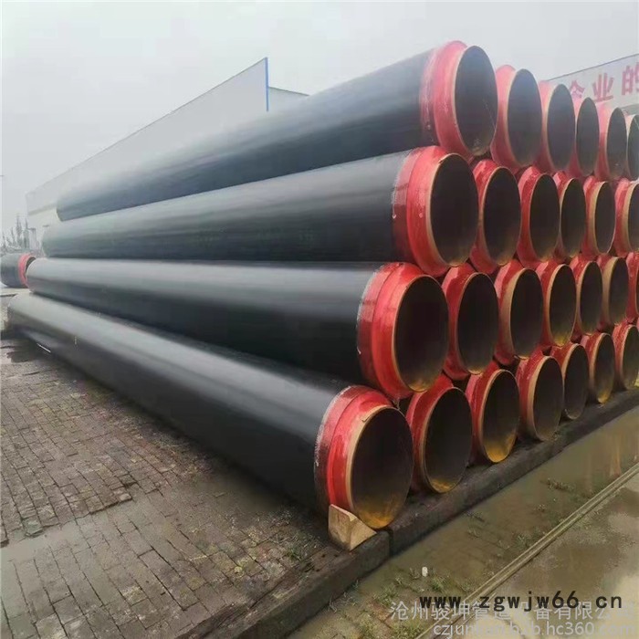 直埋式保温管  蒸汽式保温管  聚氨酯保温管  地埋塑套钢保温管  各种防腐保温管件定制   送货入厂图3