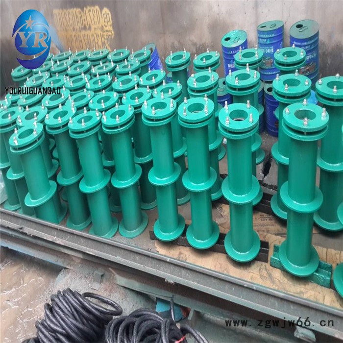 友瑞管件生产供应碳钢不锈钢 柔性刚性防水套管  穿墙套管 02S404图4