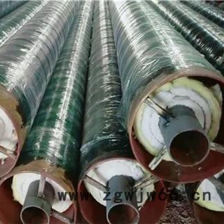 江鸿管道 钢套钢  埋地式蒸汽保温管 聚氨酯保温管热力管道管件配备齐全图6