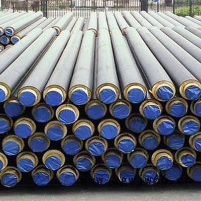 江鸿管道 钢套钢  埋地式蒸汽保温管 聚氨酯保温管热力管道管件配备齐全