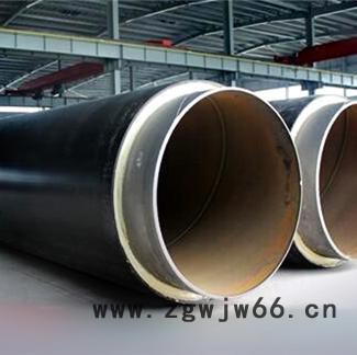 江鸿管道 钢套钢  埋地式蒸汽保温管 聚氨酯保温管热力管道管件配备齐全图4