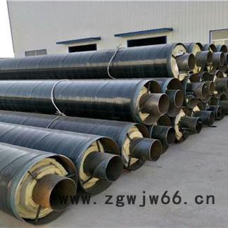 江鸿管道 钢套钢  埋地式蒸汽保温管 聚氨酯保温管热力管道管件配备齐全图2