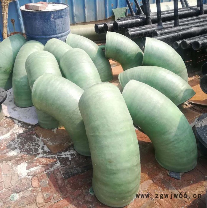 玻璃钢夹砂弯头 万诚 玻璃钢净化塔管件 管道弯头图3