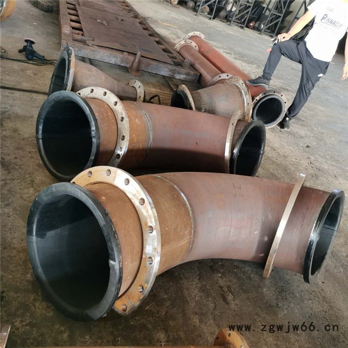 沧浩DN30衬天然橡胶弯头 化工厂用衬胶管件 衬胶管道生产厂家图8