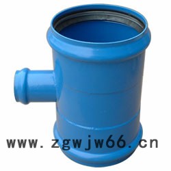 江苏常州三法兰正三通 三盘三通   抢修节 管道堵漏器 哈夫节 宝硕管件图2