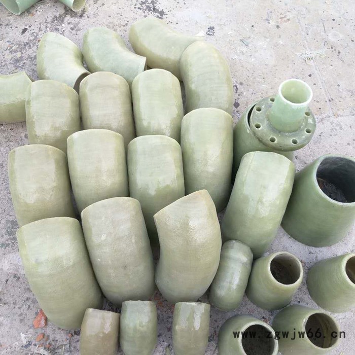 鸿硕DN400 玻璃钢净化塔弯头 玻璃钢管件三通弯头 市政管道弯头图4