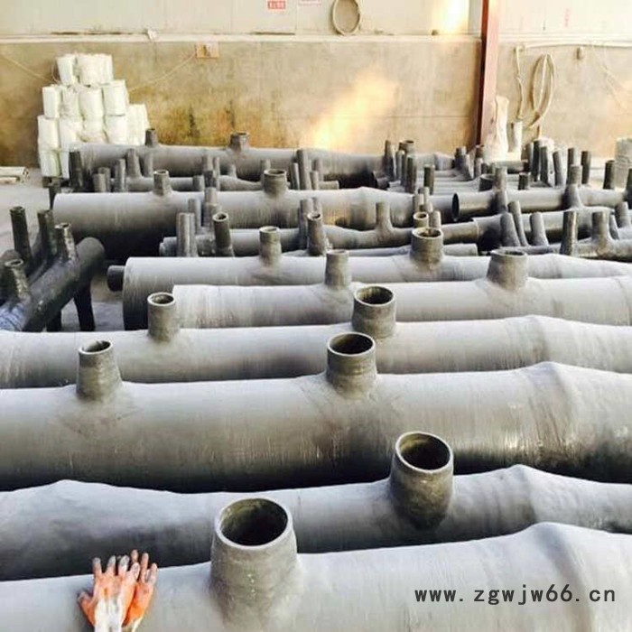 福胜 玻璃钢喷淋层玻璃钢管道 玻璃钢浆液输送管道 管件 净化塔喷淋管 烟气脱硫喷淋管道图3