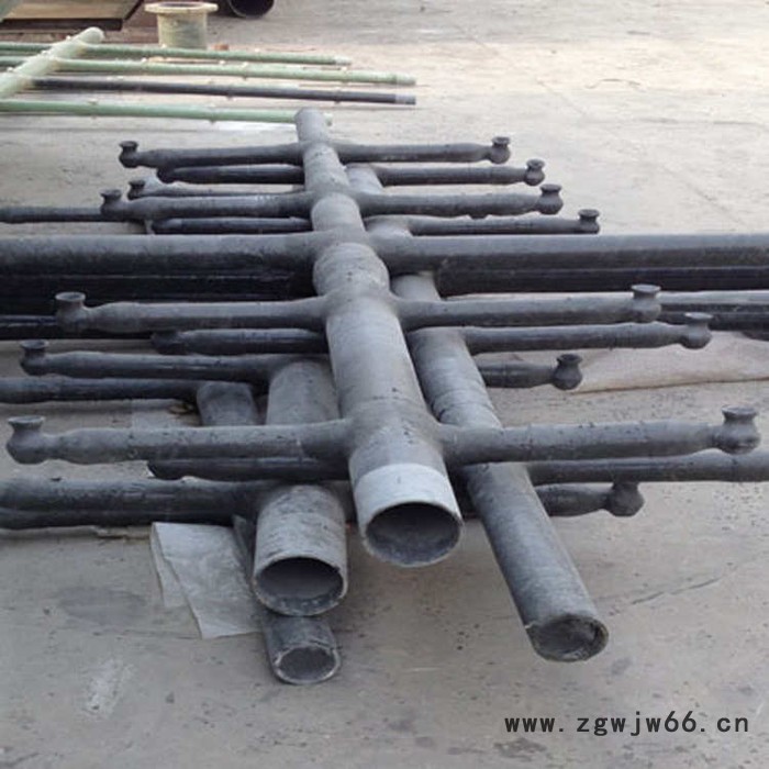 福胜 玻璃钢喷淋层玻璃钢管道 玻璃钢浆液输送管道 管件 净化塔喷淋管 烟气脱硫喷淋管道图5