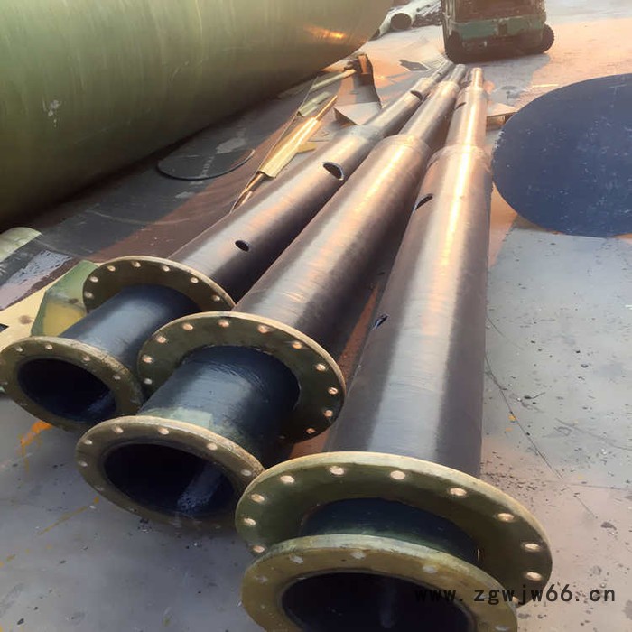 福胜 玻璃钢喷淋层玻璃钢管道 玻璃钢浆液输送管道 管件 净化塔喷淋管 烟气脱硫喷淋管道图4