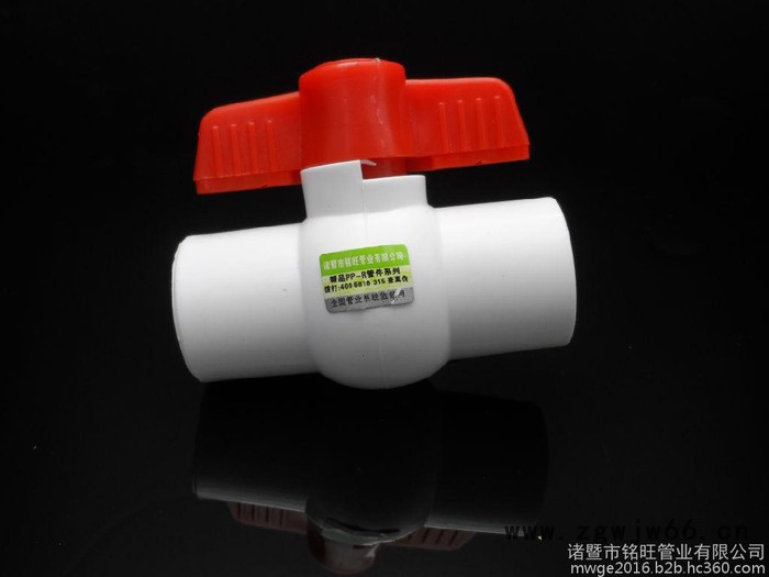铭旺 20-110  全塑球阀 PPR管件球阀 环保ppr双活接球阀图2