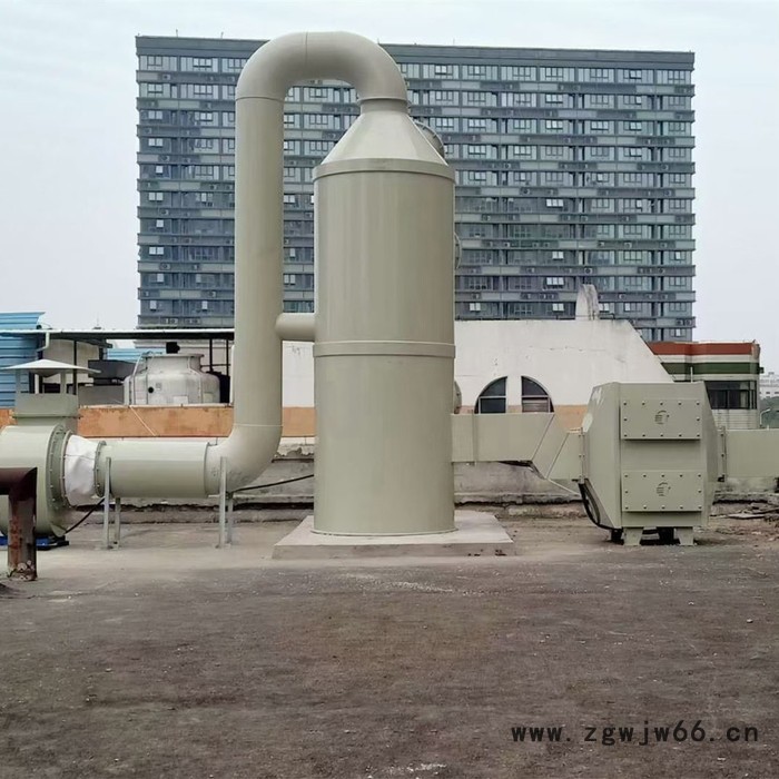 厂家订做 PP喷淋塔 PP废气塔 PP酸雾塔 PP活性炭吸附箱 PP方形风管PP管件图2