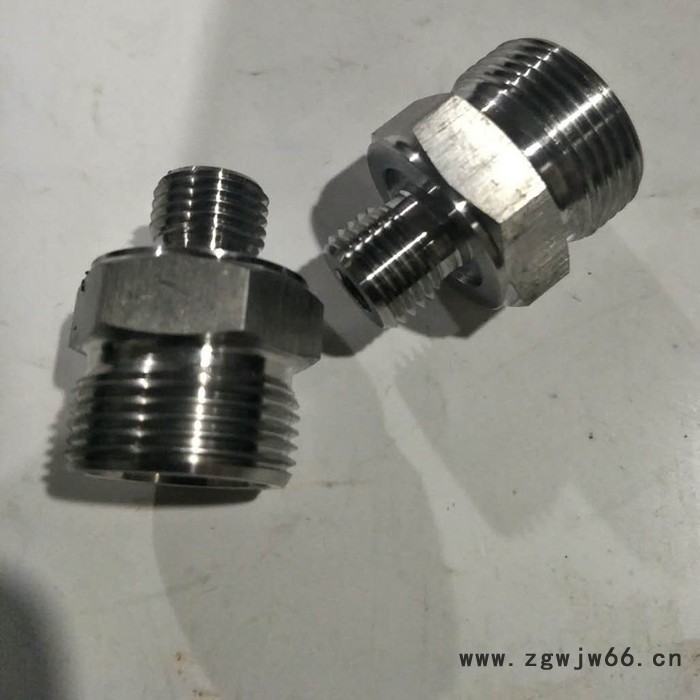 君弘  厂家供应    液压管件 过渡接头   不锈钢对丝直通  不锈钢接头图2