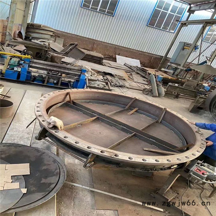 钜坤定制大口径法兰 大口径焊接法兰 佛山碳钢法兰管件厂家图2