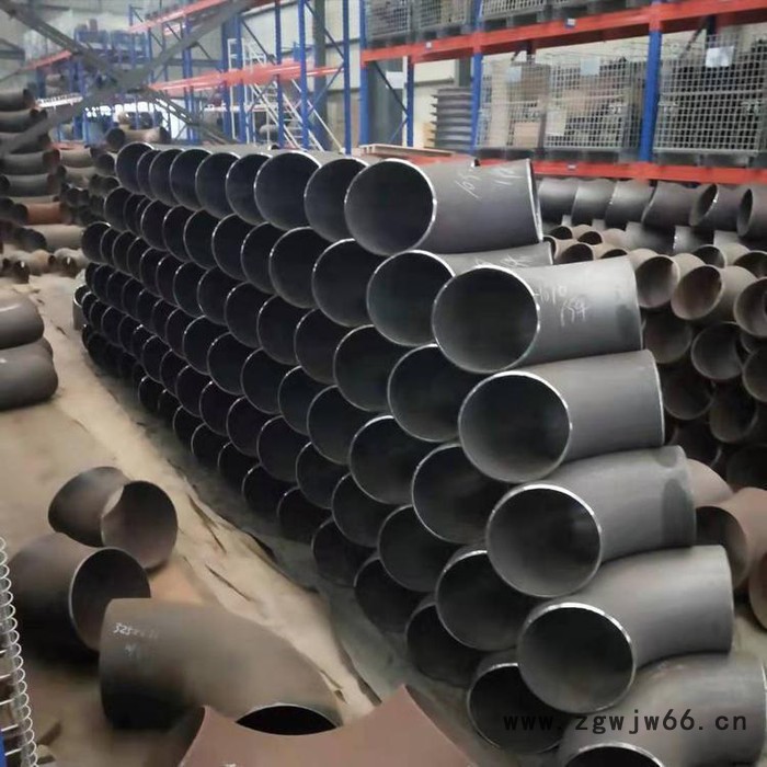 管道生产 盛弘管件生产 大口径对焊弯头 90°圆管无缝铁弯头 虾米腰陶瓷耐磨弯头 龟甲网耐磨弯头图2