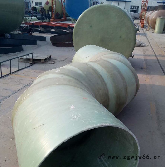 冀州 玻璃钢管件弯头 鸿硕玻璃钢夹砂弯头 玻璃钢手糊弯头图3