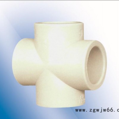 PP-R四通管件  PP-R等径四通  PPR四通  PPR平面四通
