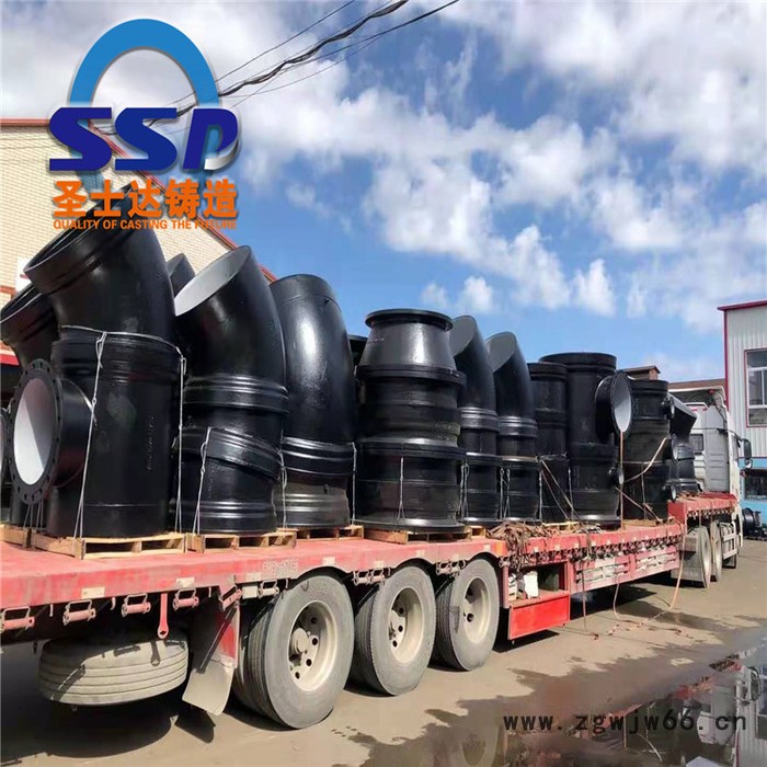 圣士达铸造 球墨铸铁全盘四通 DN600x200四通 十字管件四通批发图3