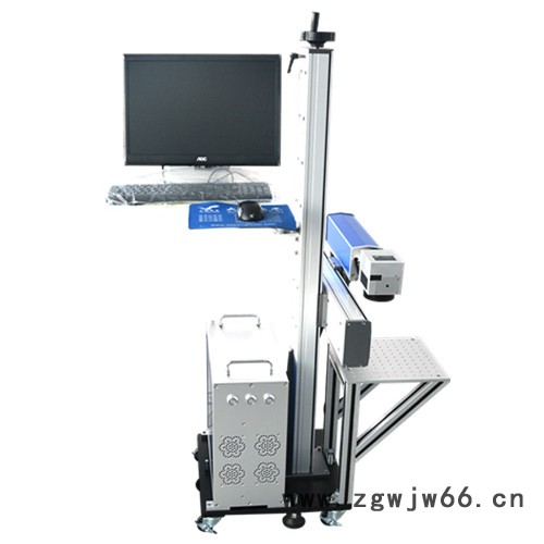 激光打标机 光纤飞行激光打标机 管子激光打标机  塑料管件激光打标机图2