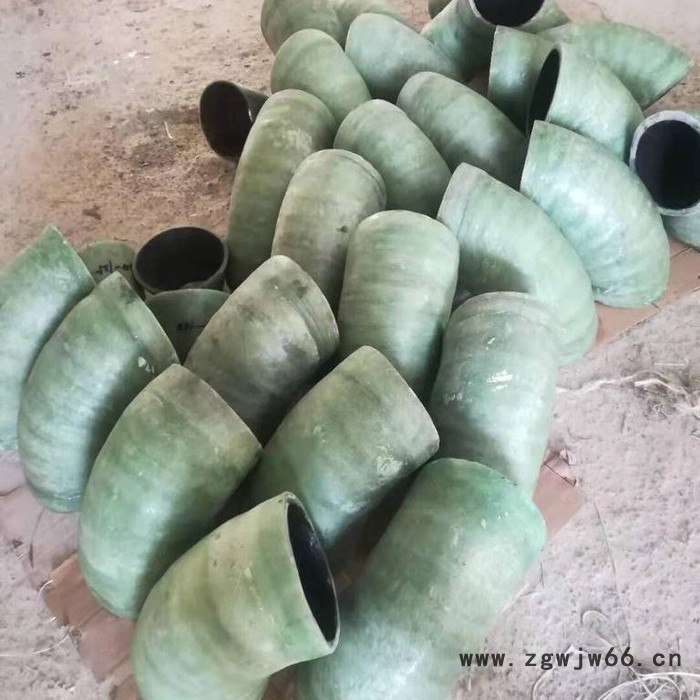 保定 玻璃钢脱硫塔弯头 鸿硕 玻璃钢压力弯头 玻璃钢树脂管件图2