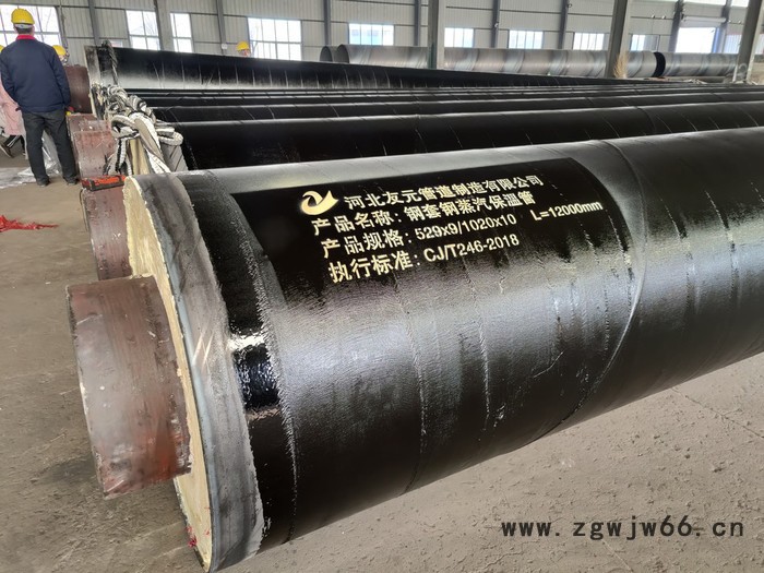 鑫友元 钢套钢蒸汽保温管道 内滑动钢套钢蒸汽保温管 外滑动钢套钢保温管 及各种保温防腐管道 管件 实体厂家来图定制图3