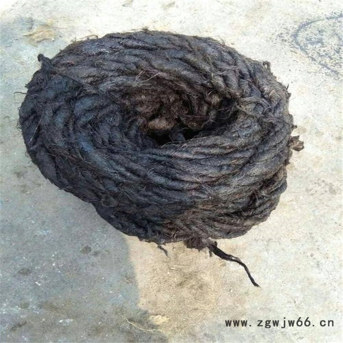 管件密封用油麻 伸缩缝填充油麻沥青油麻 沥青麻筋批发图3