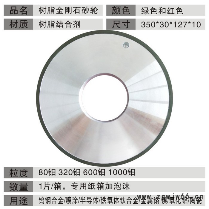 郑州砂轮利发厂家供应 磨削效果好 磨硬质合金刀具/刃型刀具用  现货 支持异型定制  金刚石磨片砂轮片磨轮 树脂砂轮