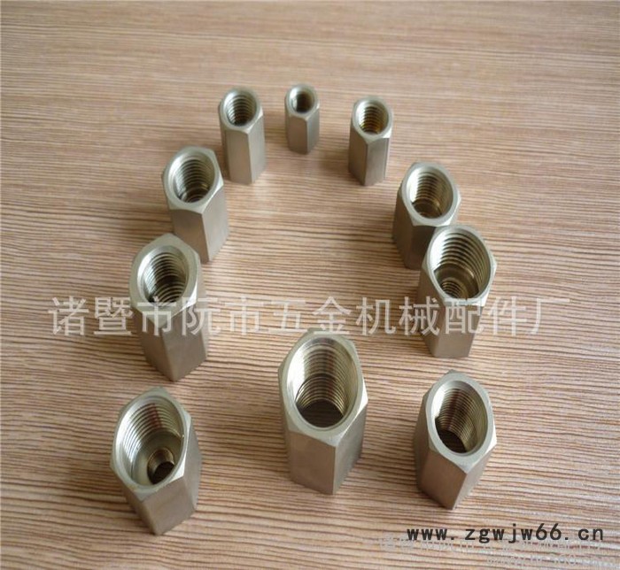 铜内对丝直接 3分 4分内丝六角管古 水暖五金接头 铜直接图2