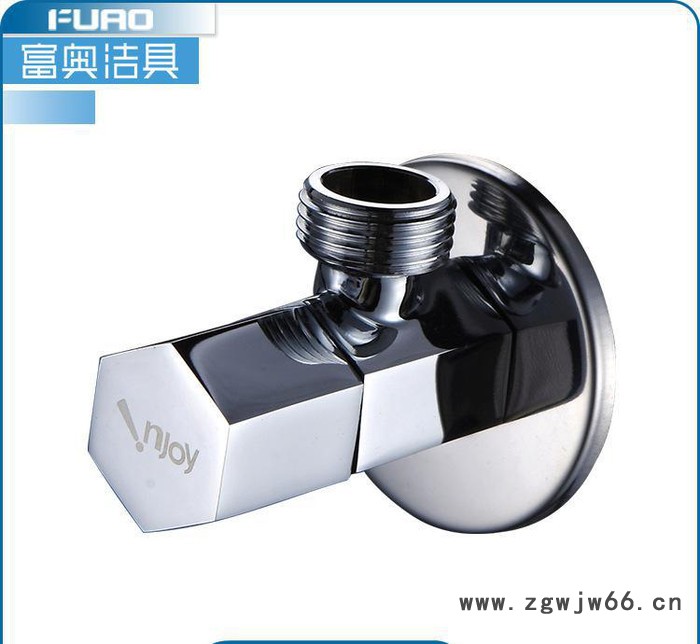 富奥 全铜角阀 水暖五金三通角阀 大量铜角阀图2