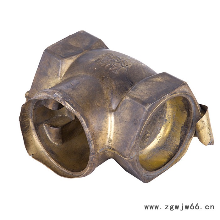 **黄铜三角阀 加厚螺纹进水阀 进水阀水暖五金毛坯定制批发图2