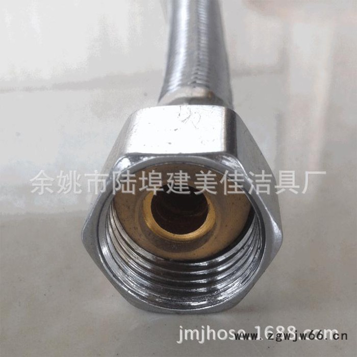 14铝镁合金丝编织软管 龙头阀门五金件 余姚水暖城发往福建仑图2