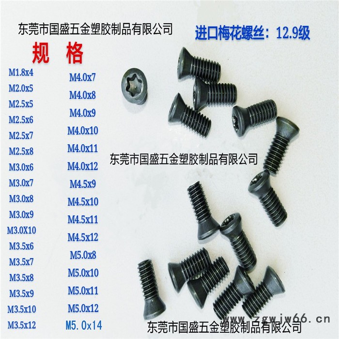 厂家供应12.9级进口梅花螺丝 梅花刀把螺丝  螺钉 数控刀具配件厂家图5