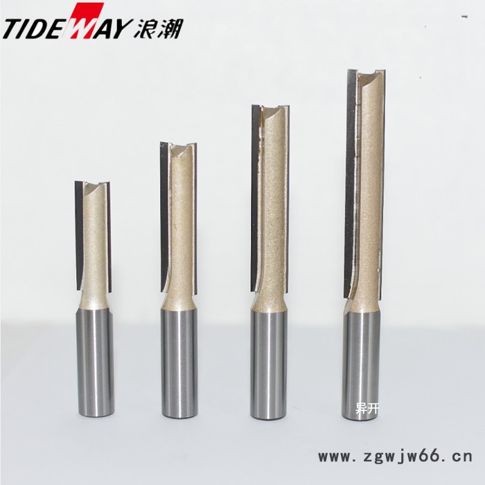 浪潮1/2*1/2 铣刀 木工刀具浪潮专业级 TIDEWAY 电动工具修边机电木铣专用  开料刀图5
