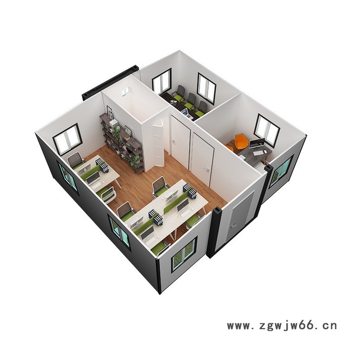 浙江厂家直售 集装箱扩展房 户外安装便捷 造型优美 A级防火材料图2