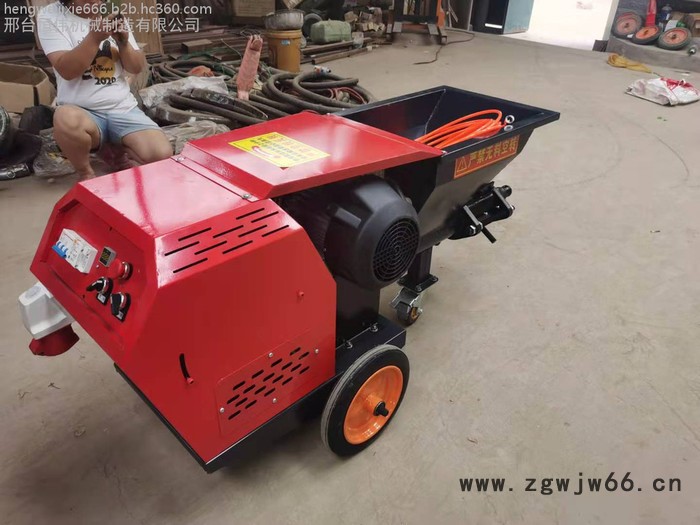 多功能腻子喷涂机 恒伟防火材料喷涂机 小型喷涂机图7