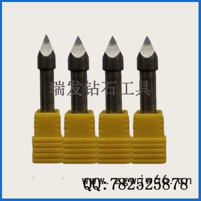 **60度瑞发金刚石数控小字浮雕耐用刀|大理石花岗岩石材雕刻刀 金刚石工具图2