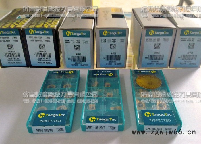 正宗韩国特固克APMT1604PDER TT9080 数控刀具 铣刀片图3