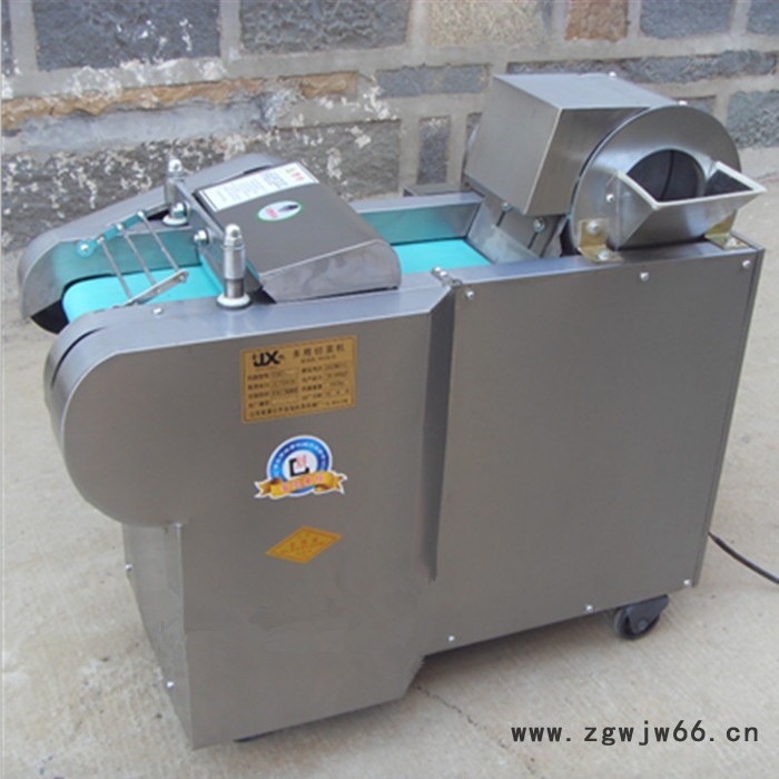 金佳机械水果切丁机 多功能海带切丝机 6个厚刀具冻肉切肉机视频图3