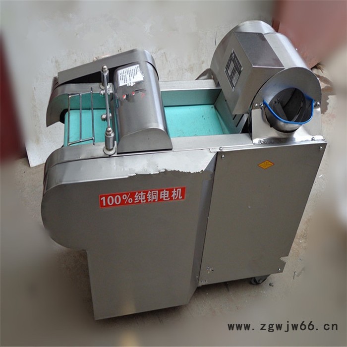 金佳机械水果切丁机 多功能海带切丝机 6个厚刀具冻肉切肉机视频图8