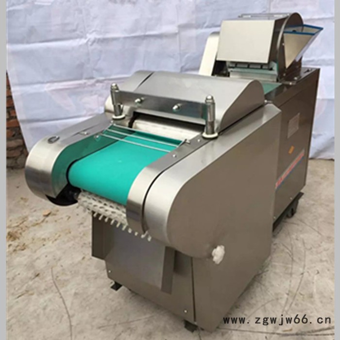 金佳机械水果切丁机 多功能海带切丝机 6个厚刀具冻肉切肉机视频图6