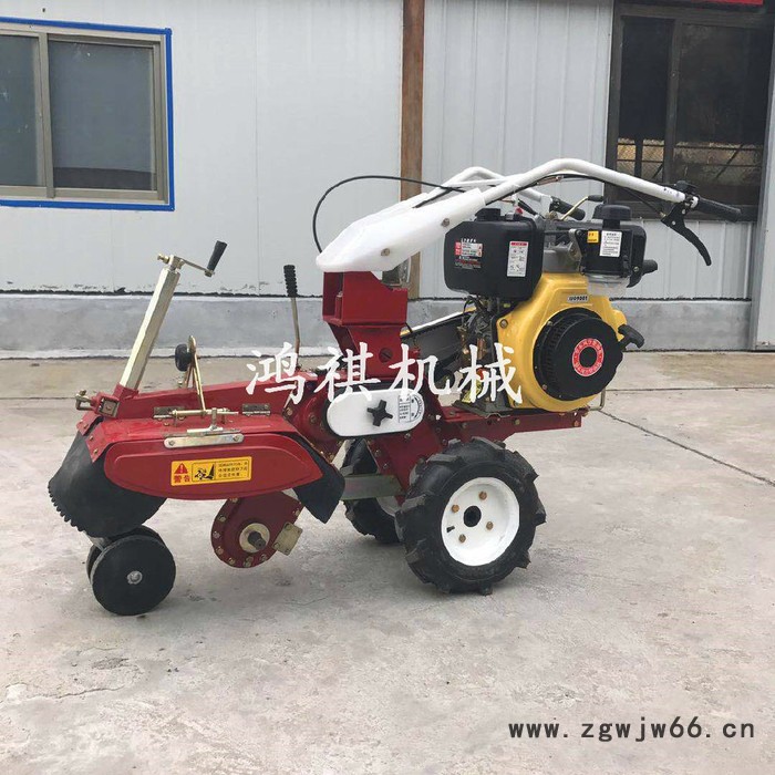 柴油开沟机价格 T汽油柴油电启动开沟机 配套开沟刀具开沟机图8