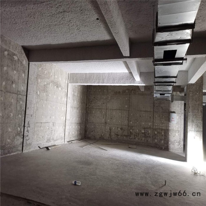 耐火保温纤维喷涂棉 隔音耐火材料 吸声降噪纤维图2