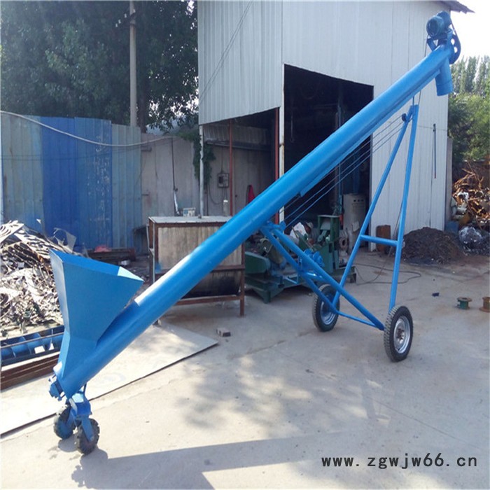 灵石供应螺旋提升机 防火材料上料机 农业螺旋喂料机图2