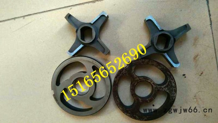 大型绞肉机配件，绞肉机刀具，孔盘，预切板绞刀 网盘100/120/130/160/250图5