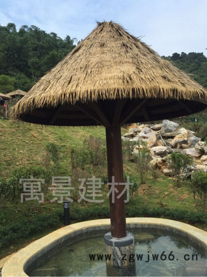 陕西西安市塑料茅草_人造稻草_耐火防火材料**图8