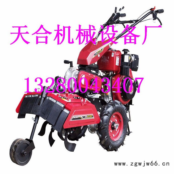 批发多功能手扶式小型种植培土机 新式田园管理机具备开沟培土多种刀具 旋耕起垄机图6