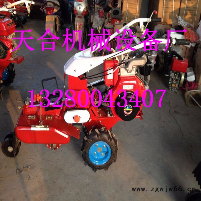 批发多功能手扶式小型种植培土机 新式田园管理机具备开沟培土多种刀具 旋耕起垄机图8