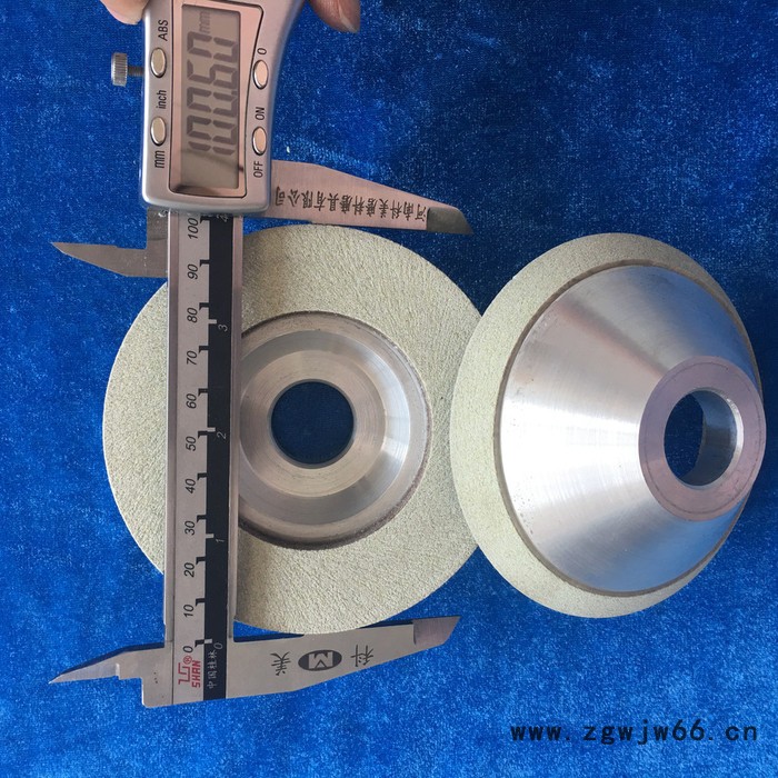 科美牌 150直径 陶瓷CBN碗型砂轮 精磨研磨陶瓷砂轮 PCD刀具专用 陶瓷金刚石砂轮图3