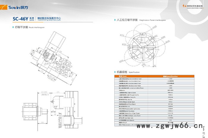 硕方SC-46Y车铣复合数控车床|液压刀塔|动力刀具图2